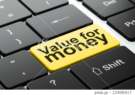 Banking concept: Value For Money on computer 22906917