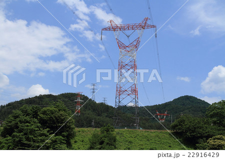 高圧送電線・鉄塔 22916429