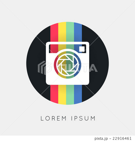 Hipster photo camera icon 22916461
