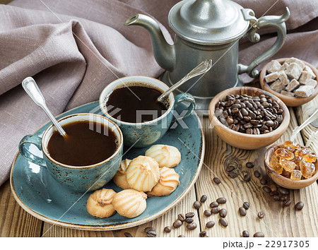 Coffee and biscuits 22917305