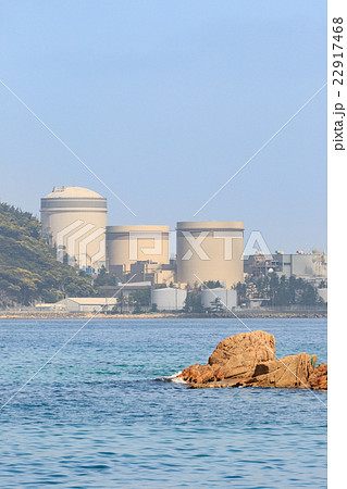 美浜発電所 関西電力 原子力発電所 の写真素材