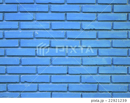Blue brick wall texture background 22921239