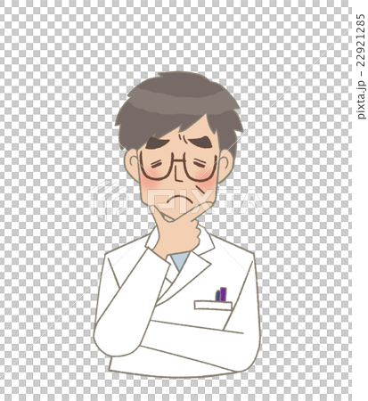 お医者さん（悩む） 22921285