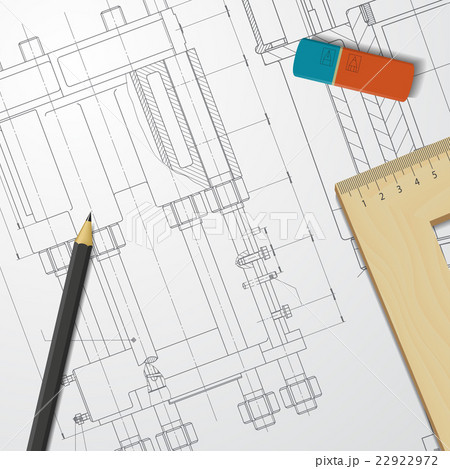 Engineer or architect illustration 22922972