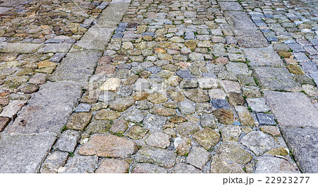 Cobbled road as background. 22923277