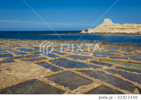 Salt pans on Xwejni bay 22923340