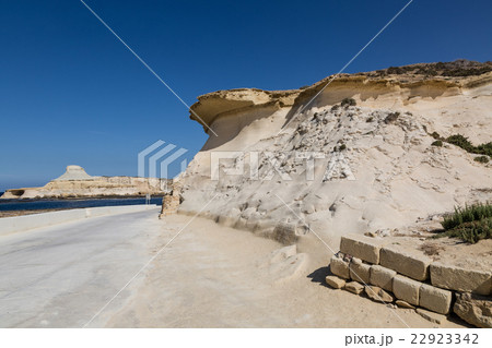 Sandstone cliffs above the Xwejni Bay 22923342