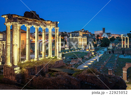 Roman Forum in Rome at sunset, Italy Roman Forum in Rome at sunset, Italy 22925052