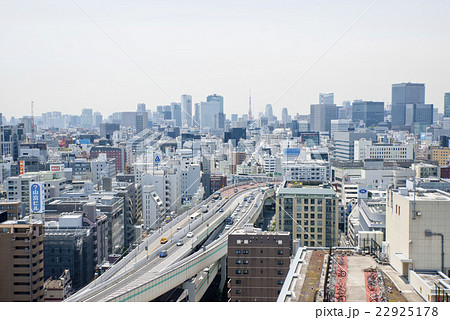 東京の街並み 町並み ビル群の写真素材
