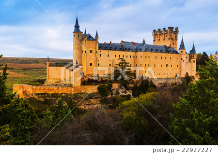Castle of Segovia in november 22927227
