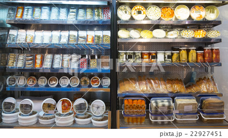 Shop-window with sea foods products 22927451