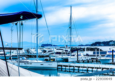逗子マリーナと富士山 22930649