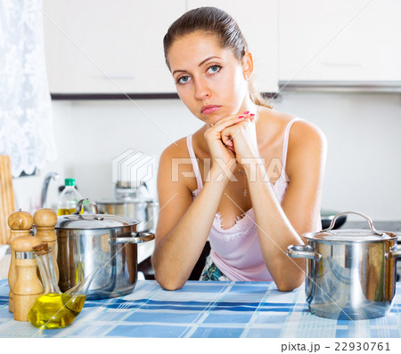 Portrait of depressed girl Portrait of depressed girl 22930761