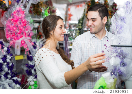 happy family in the shop 22930955