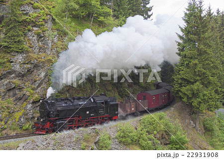 ドイツ ハルツ狭軌鉄道の写真素材