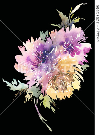 Flowers watercolor illustration 22931966