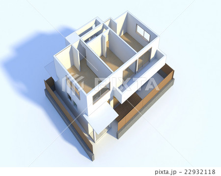 俯瞰パースのイラスト素材