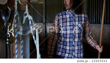 男性　馬　飼育 22935433