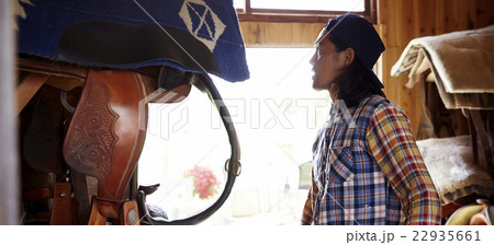 男性　馬　飼育 22935661