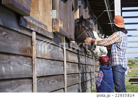 男性　馬　飼育 22935814
