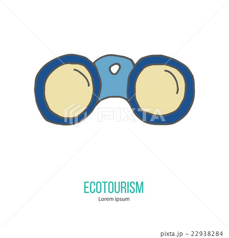 Vector ecotourism design element isolated on white Vector ecotourism design element isolated on white 22938284