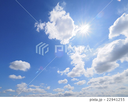 青空 夏空の写真素材