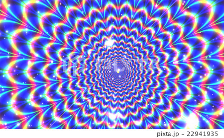 Blue optical expansion illusion Blue optical expansion illusion 22941935