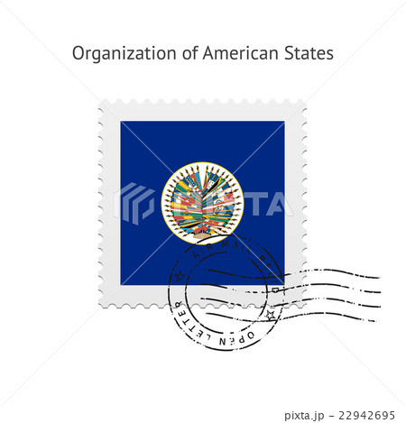 Organization of American States Flag Postage Stamp 22942695
