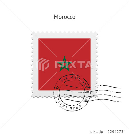 Morocco Flag Postage Stamp. 22942734