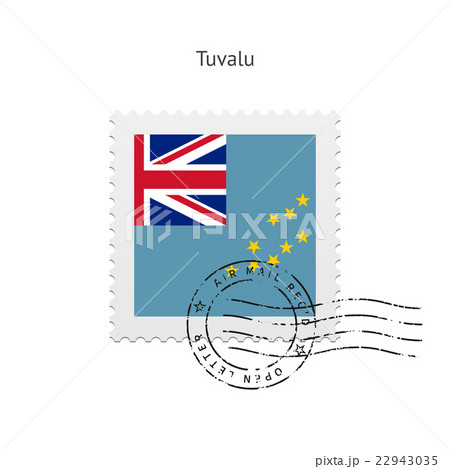 Tuvalu Flag Postage Stamp. Tuvalu Flag Postage Stamp. 22943035