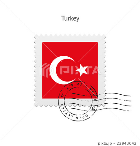 Turkey Flag Postage Stamp. Turkey Flag Postage Stamp. 22943042