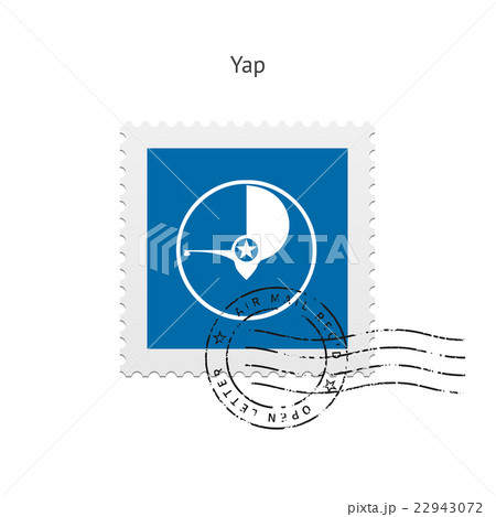 Yap Flag Postage Stamp. 22943072