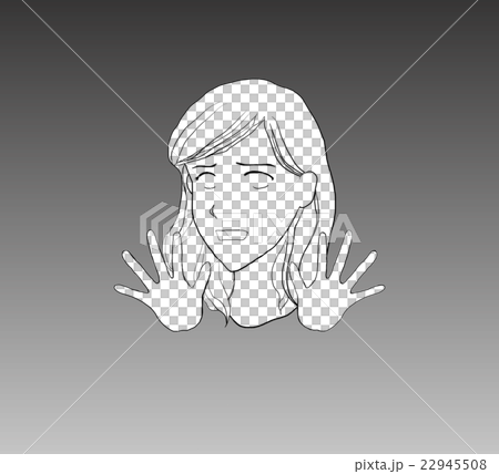 制止する女性 22945508