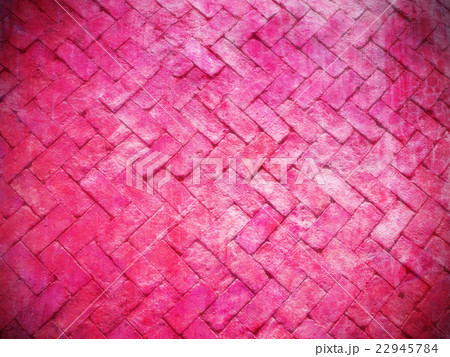 Abstract blur of Pink brick wall for background 22945784