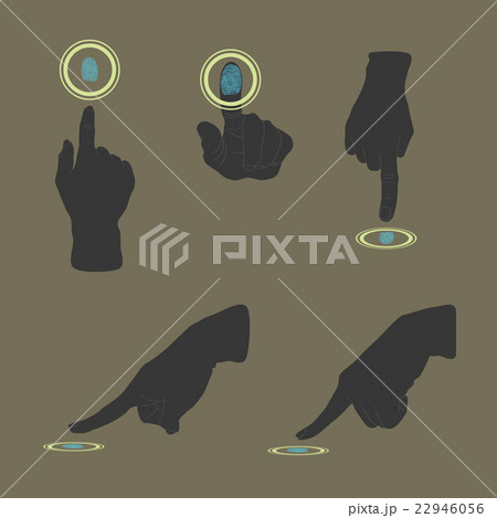 Shopping by finger Touch, ID Fingerprint scan Acce Shopping by finger Touch, ID Fingerprint scan Acce 22946056