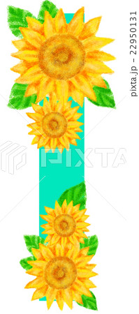 ヒマワリ_アルファベット_I 22950131