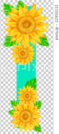 ヒマワリ_アルファベット_I 22950131