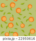 Seamless pattern with cartoon peaches. Fruits 22950616