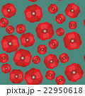 Vector seamless pattern with red poppies on color 22950618