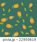 Seamless pattern with cartoon pineapples. Fruits 22950619