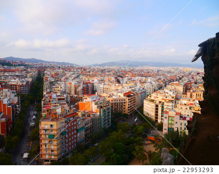 スペイン 街並みの写真素材