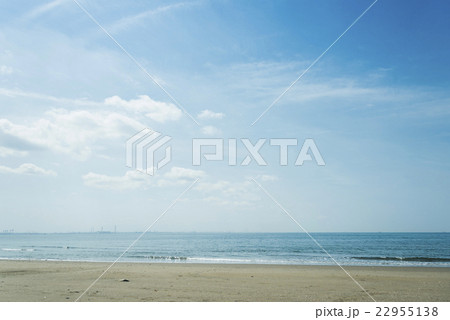 稲毛海浜公園の砂浜 稲毛海浜公園の砂浜 22955138