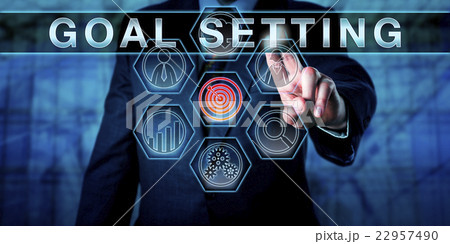 Human Resources Manager Touching GOAL SETTING 22957490