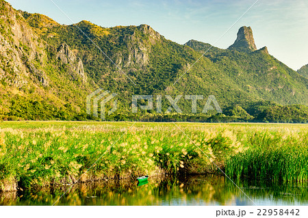 View of pavilions from Sam Roi Yod National park 22958442
