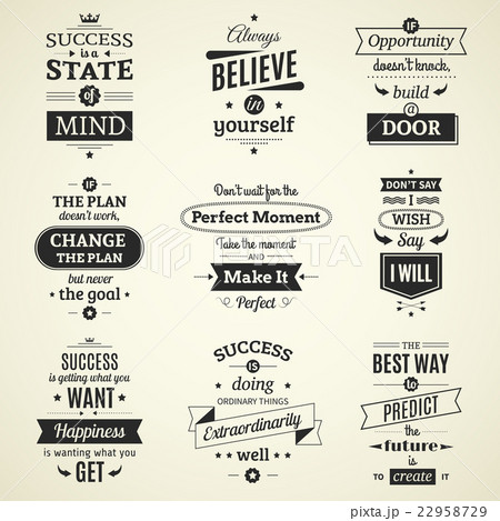 Success Quotes Typographical Posters 22958729