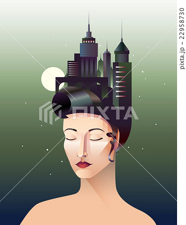 Miss Geometry Vector Composition 22958730