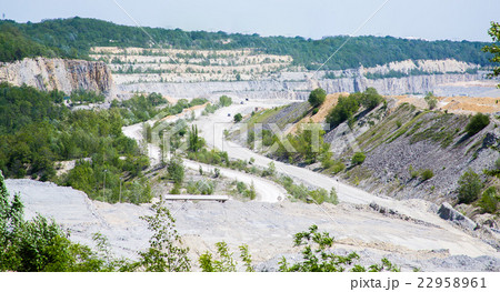 Bottom of surface mining in open mine 22958961