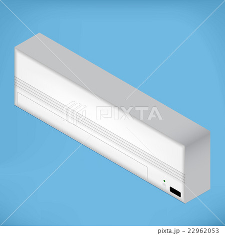 White isometric Airconditioner 22962053