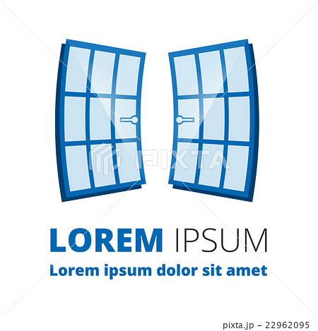 Opened doors icon Opened doors icon 22962095