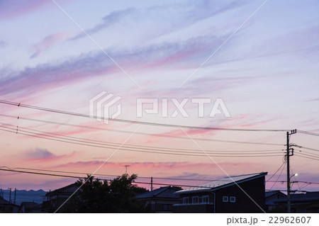夏の夕焼け 22962607